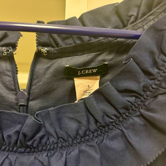 J. Crew Navy Blue Sleeveless Dress With Pockets - Picture 5 of 5